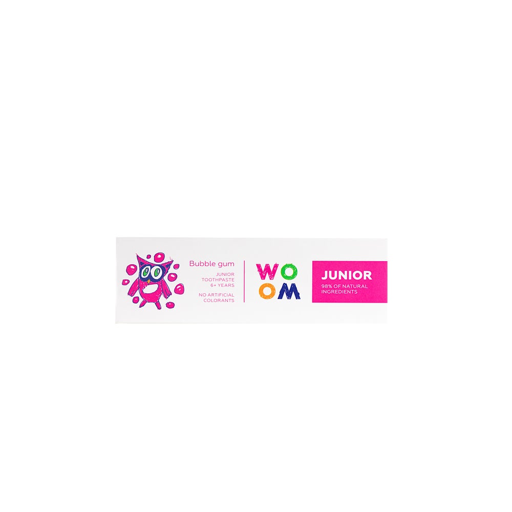 Toothpaste WOOM JUNIOR BUBBLE GUM (6+ y) 50 ml
