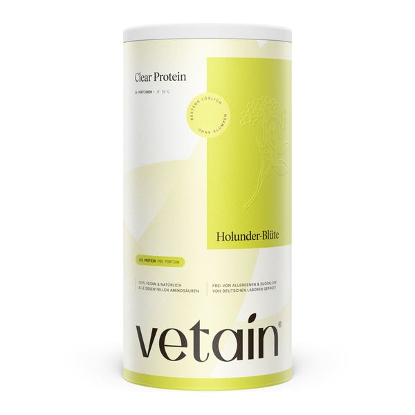 Vetain Vegan Clear Protein Holunderblüte 16 St