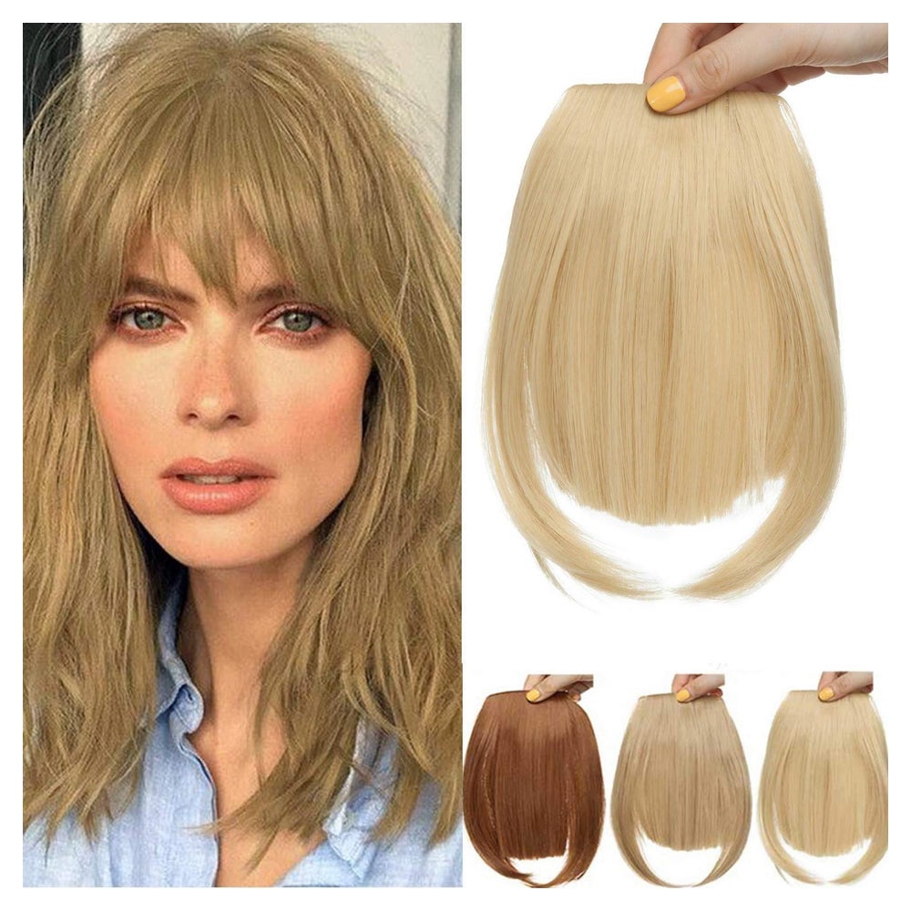 Clip Extensions Pony Haarteil Kunsthaar Goldmischung Bleach 1 St