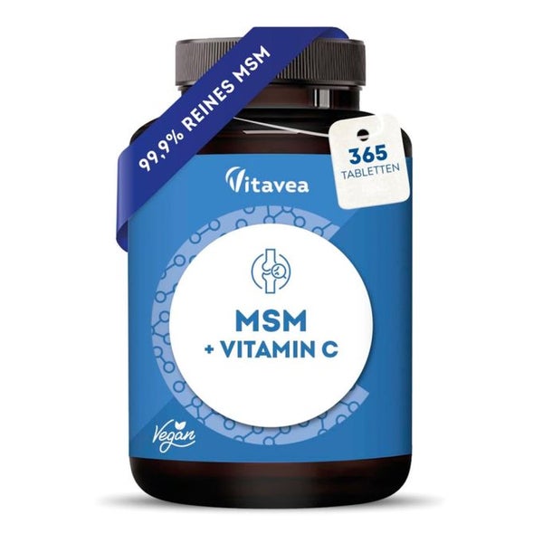 Vitavea MSM 2000mg mit Vitamin C Tabletten 365 St