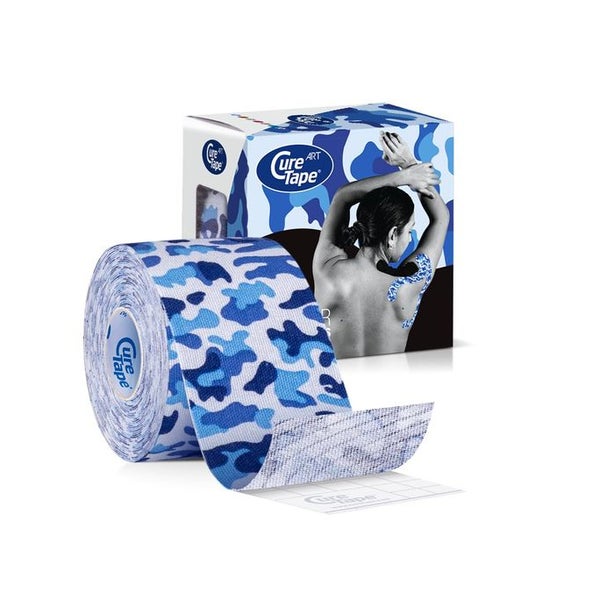 CureTape Kinesiotapes Kinesiologie Tape Army Blue 1 St