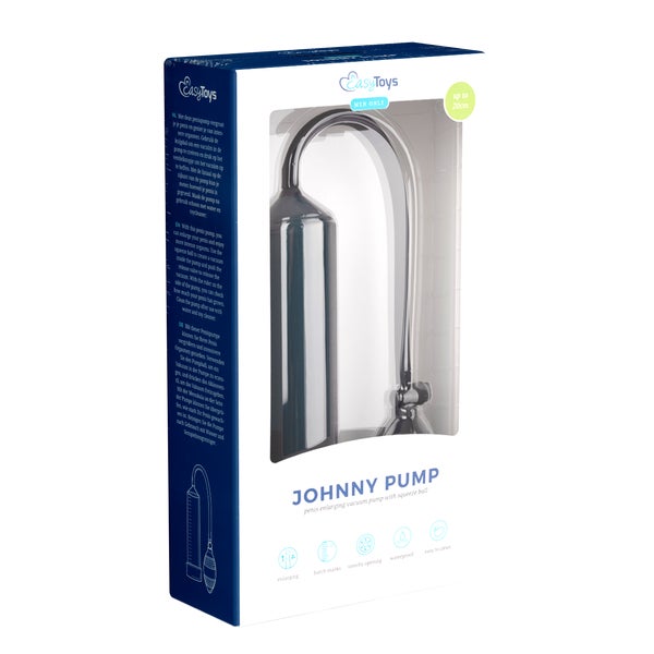 «Johnny Pump» Schwarz, einfache Penispumpe mit Pumpball (1 Stück) 1 St