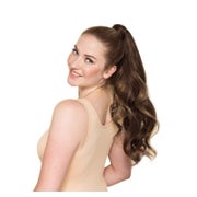 Ponytail Extension Balayage 40cm 80g Dunkelbraun Kastanienbr 1 St