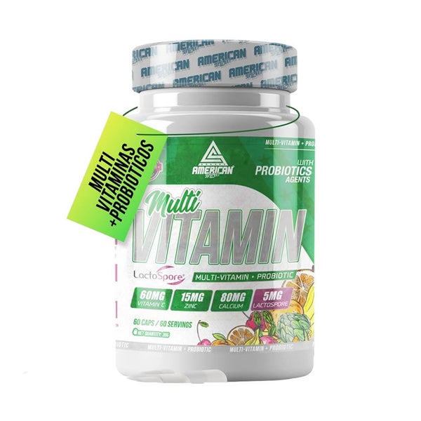 American Supplement - Multivitamin-Kombination mit Probiotika 36 g