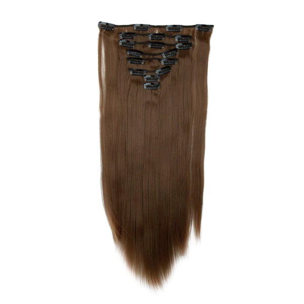 Clip in Extensions Haarverlängerung glatt 8 Teile 18 66 cm H 1 St