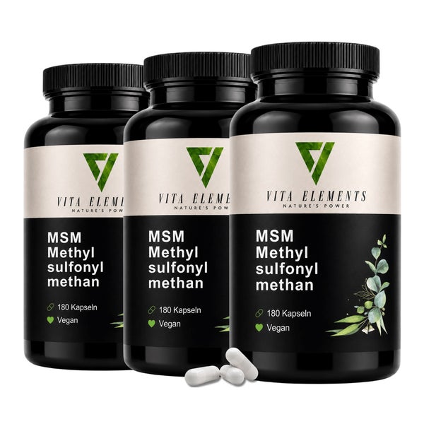 Vita Elements MSM Kapseln 3 x 180 St