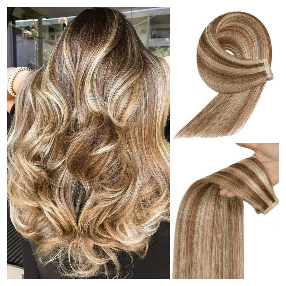 Tape Extensions Echthaar Remy Balayage P6 613# 22inch(55cm)- 1 St