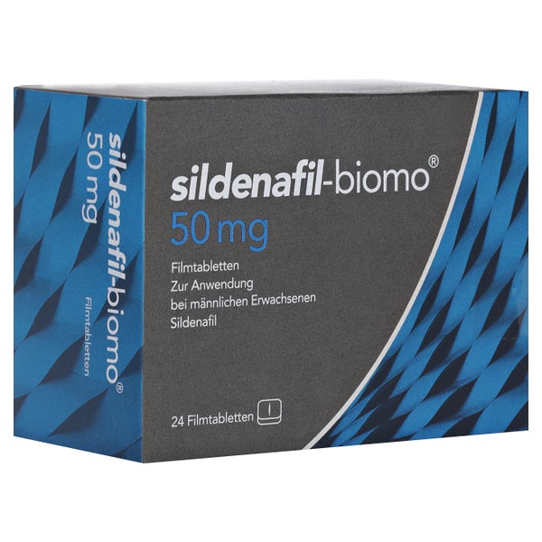 Sildenafil-biomo 50 mg Filmtabletten 24 St
