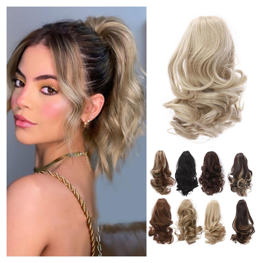 Pferdeschwanz Clip Extensions Haarteil Zopf synthetisch 30 c 1 St