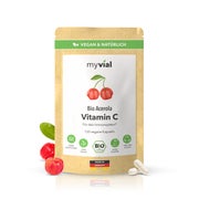 myvial® Bio Vitamin C 120 Kapseln: Natürliches Acerola vegan 120 St