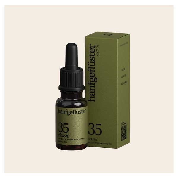 HANFGEFLÜSTER Vollspektrum CBD Öl 35% 1 St