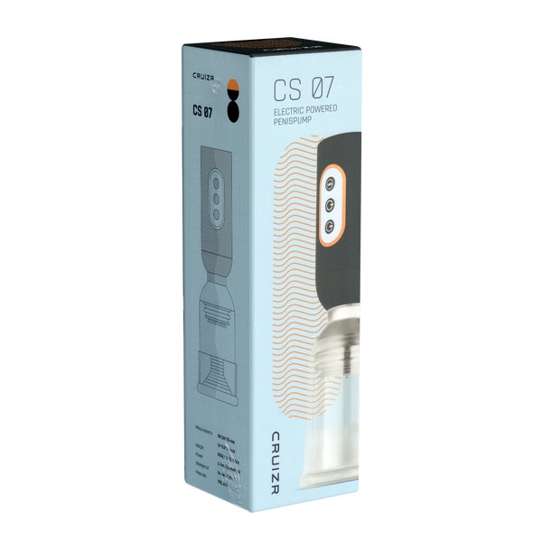 «CS07» - Penispumpe mit Saugfunktion, 5 Vibrationsstufen (1 Stück) 1 St