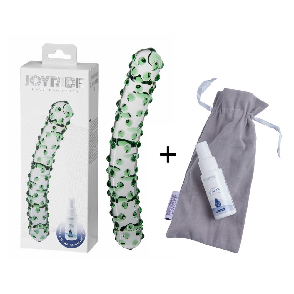 JOYRIDE - GlassiX Set - Hand gefertigter Glas-Dildo