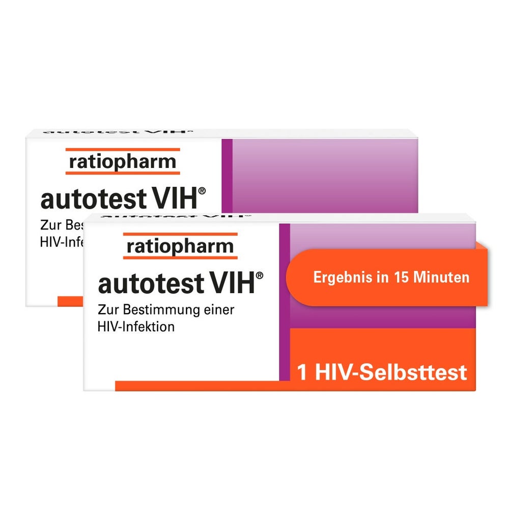 Autotest VIH Hiv-selbsttest ratiopharm 2X1 St