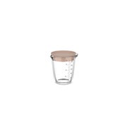 Mepal Messbecher Chef It Glas 500 ml mit Deckel Chalk