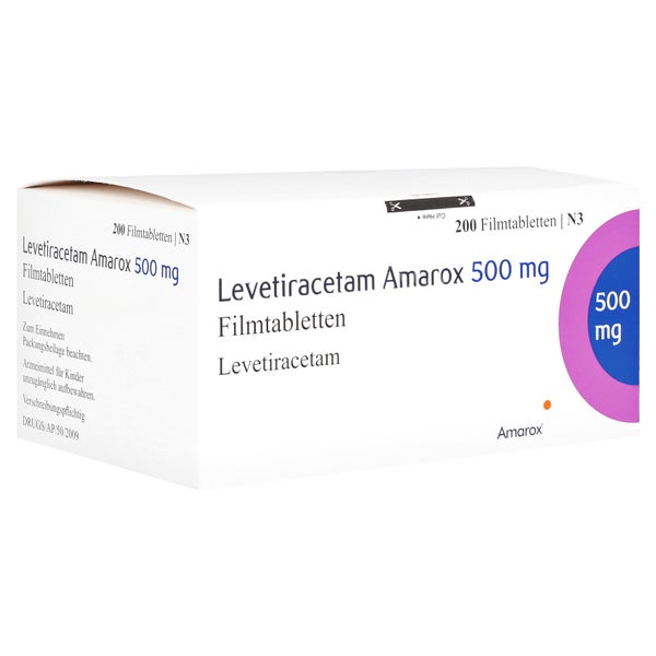 LEVETIRACETAM Amarox 500 mg Filmtabletten 200 St