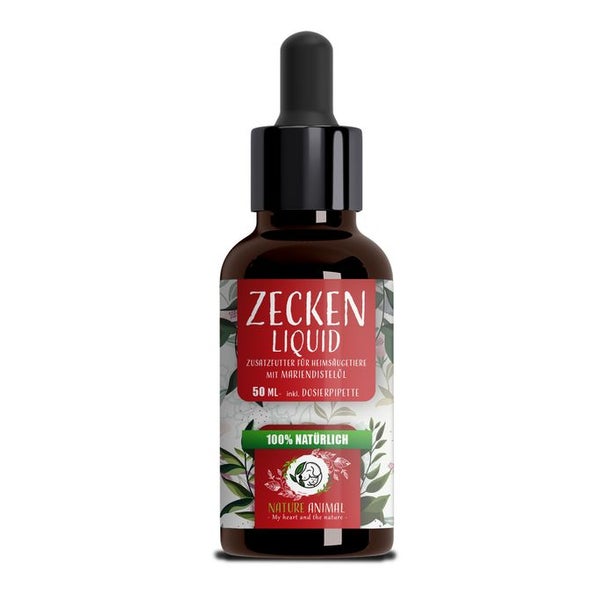 Nature Animal® Zecken Schutz Liquid für Hund & Katze 50 ml
