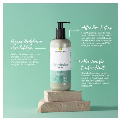 GREENDOOR Bodylotion XL Aloe Vera 500 ml online kaufen | DocMorris
