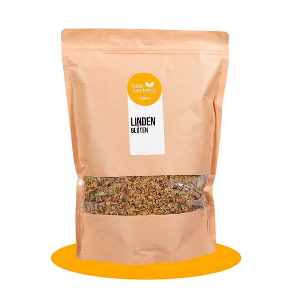 teeverliebt - Lindenblüten loser Kräutertee Großpackung I Sanfter Abendtee | 1kg 1000 g