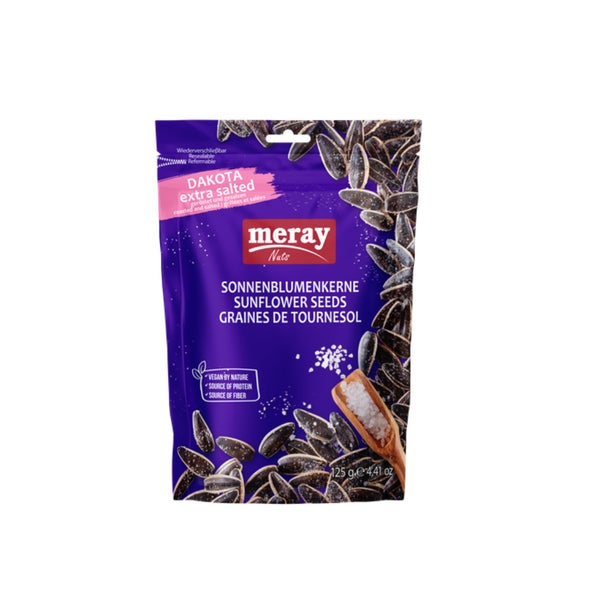 MERAY Sonnenblumenkerne geröstet & extra gesalzen 125 g