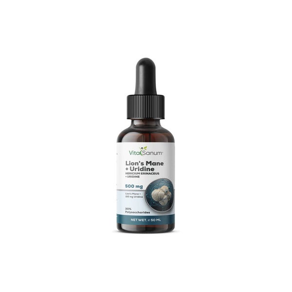 VitaSanum® Lion's Mane + Uridine Liquid – 3 ml Tagesportion