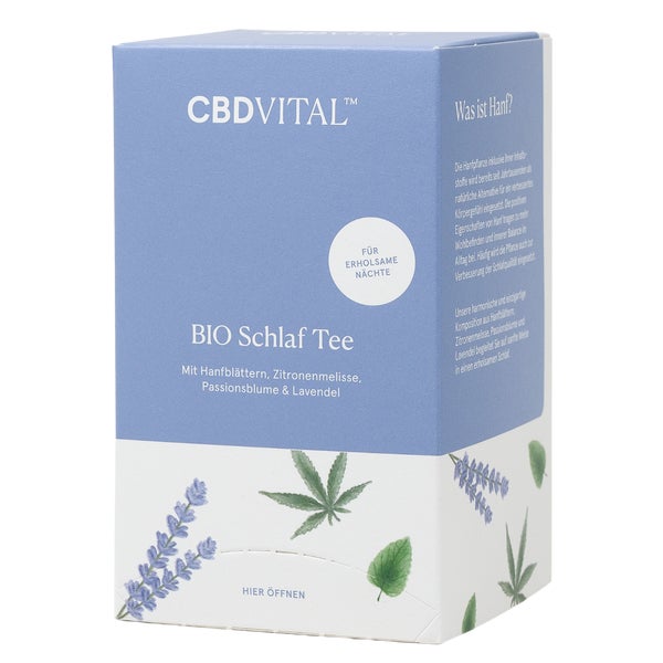 CBD VITAL Schlaf Tee | Bio-Kräutertee für besseren Schlaf 20 St