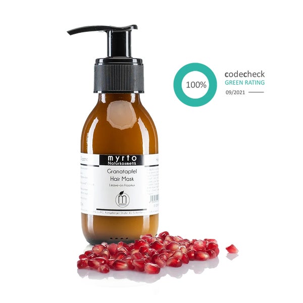 Bio Haarmaske Granatapfel - für geschädigtes & strapaziertes Haar - 100ml 1 St