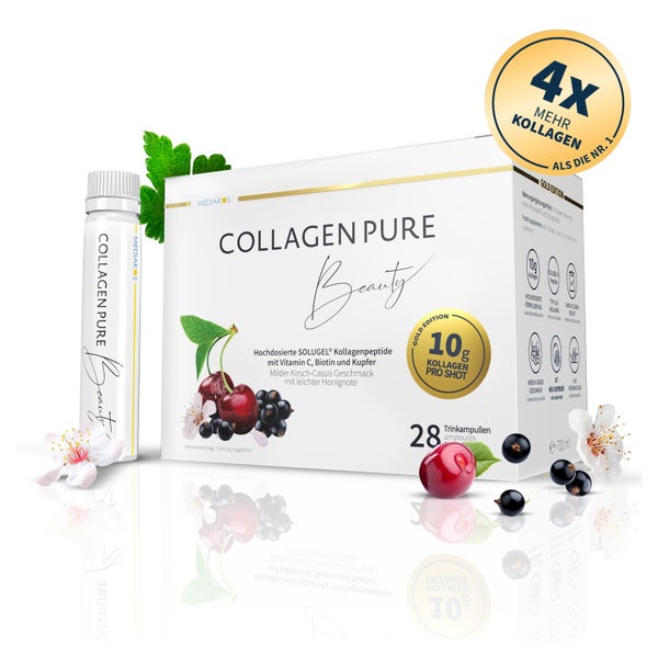 COLLAGEN PURE Beauty 10 g Kollagen Trinkampullen hochdosiert 28X25 ml