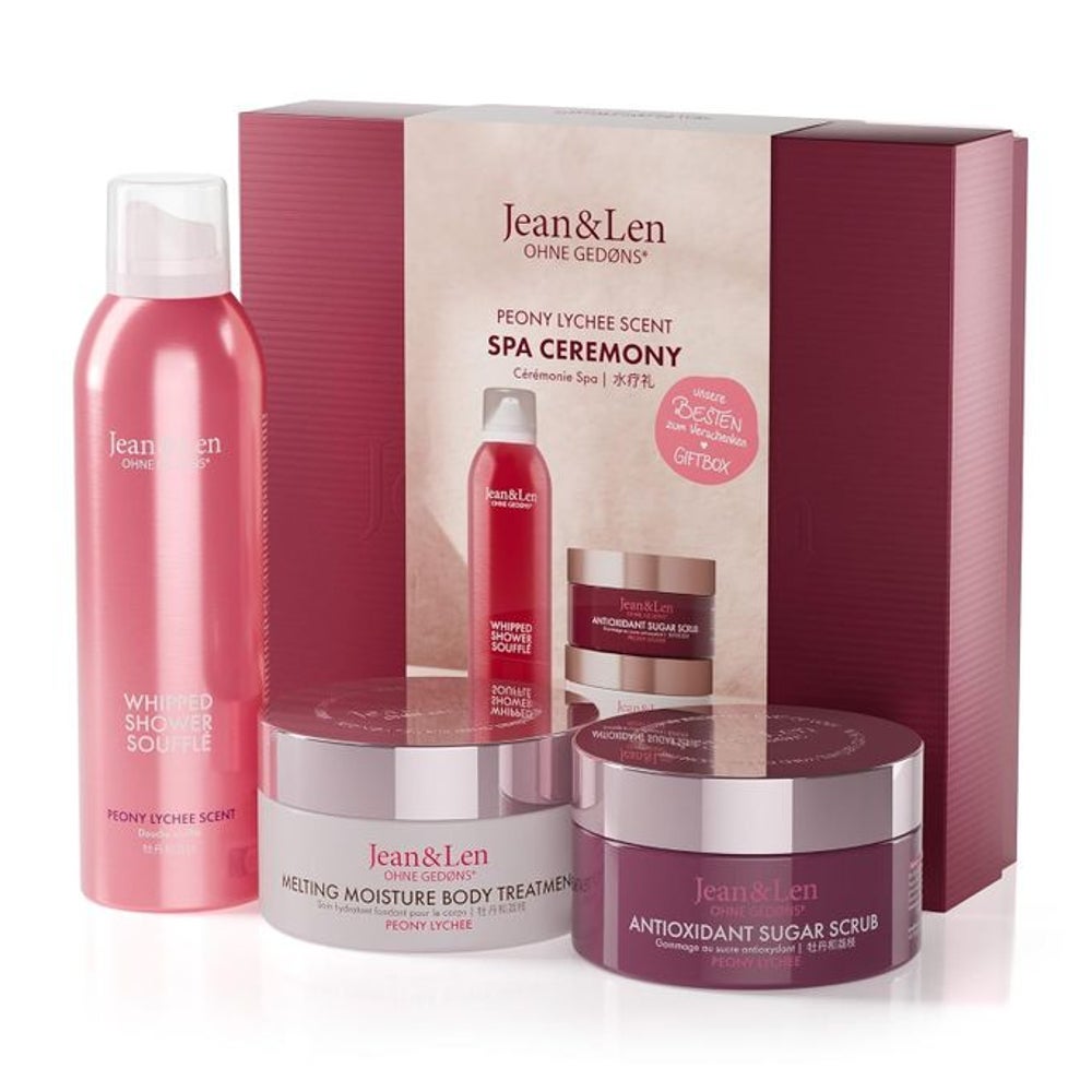 Jean & Len Spa Ceremony Giftbox Peony & Lychee, hochwertige Geschenkbox 1 St