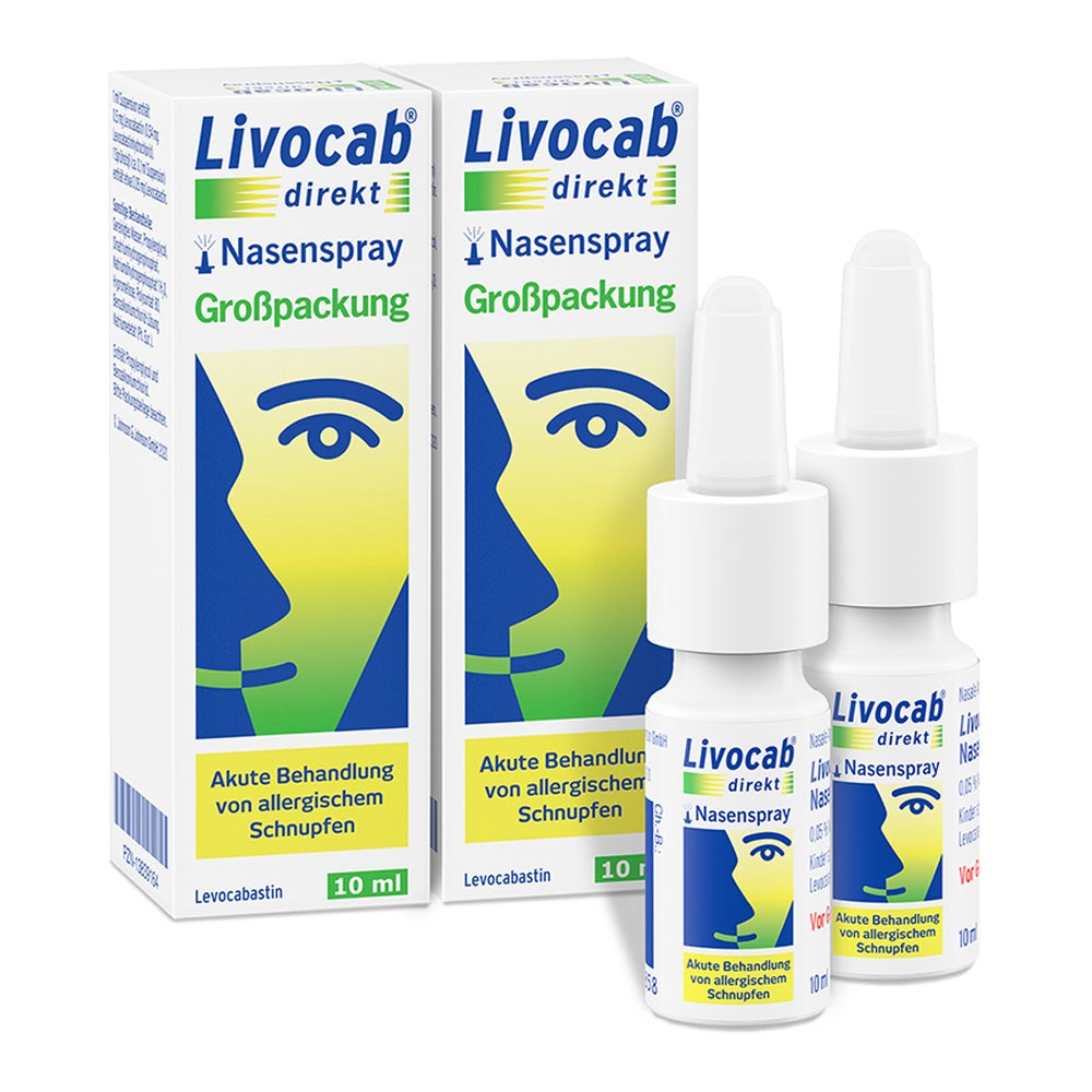 Livocab direkt Nasenspray Doppelpack 2X10 ml