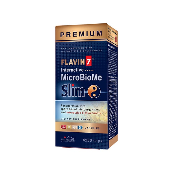 Flavin7 Premium Interactive MicroBioMe Slim 4x30 Kapsel 4x30 St