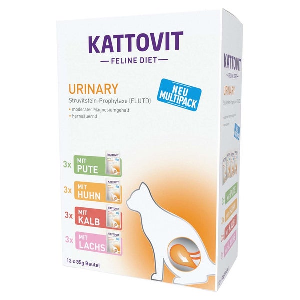 Kattovit - Feline Diet Pouchbeutel Urinary Multipack (5er Pack) 5,1 kg