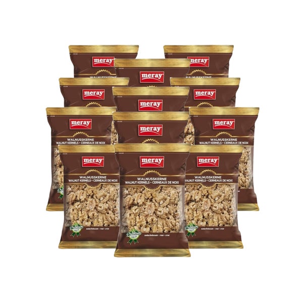 MERAY Walnusskerne California– 12 Packungen 1800 g