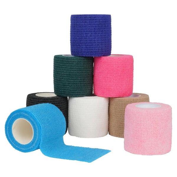 ACWOO Selbstklebender Verband 8 Rollen Cohesive Binde Fixier 1 St