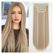 Clipextensions Echthaaroptik Synthetik 20 Inch-Straight 24AH 1 St