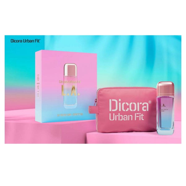 Dicora Urban Fit L.A. - Eau de Toilette mit Kosmetiktasche  für Sie 150 ml