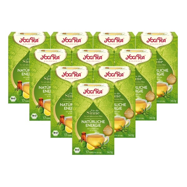 Yogi Tea - Natürliche Energie Für die Sinne Bio Kräutertee | 10x34g 10x17 St
