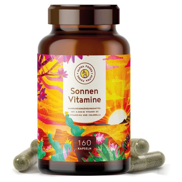Vitamin D3, K2 (vitaMK-7, 99,99% All-Trans) und pflanzliche Omega 3 Fettsäuren 160 St