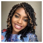 Haarverlängerung Passion Twist 25.4cm-10 Zoll (2er pack) 1B# 1 St
