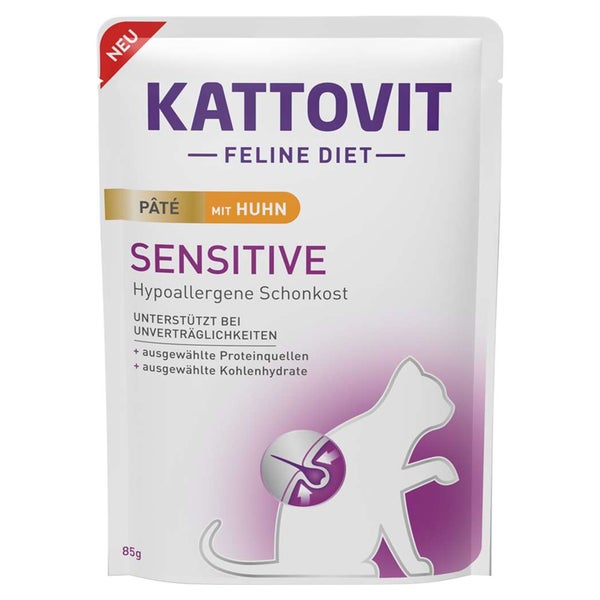 Kattovit - Feline Diet Pouch Sensitive Paté 0,9 kg