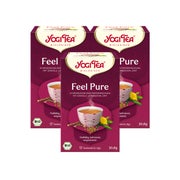 Yogi Tea - Feel Pure Bio Kräutertee | 3 x 30,6g 3x17 St