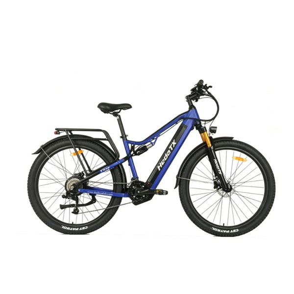 HedaTX TX19 Elektro-Mountainbike, 48V 19,2Ah Akku,Blau 1 St