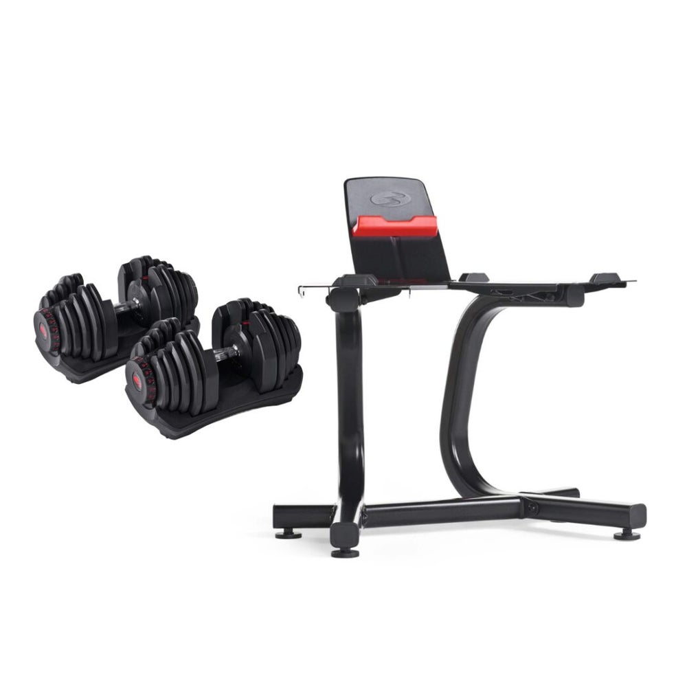 BowFlex SelectTech 1090i Hanteln (Paar & Stand mit Medienfach) - Paar & Stand 1 St