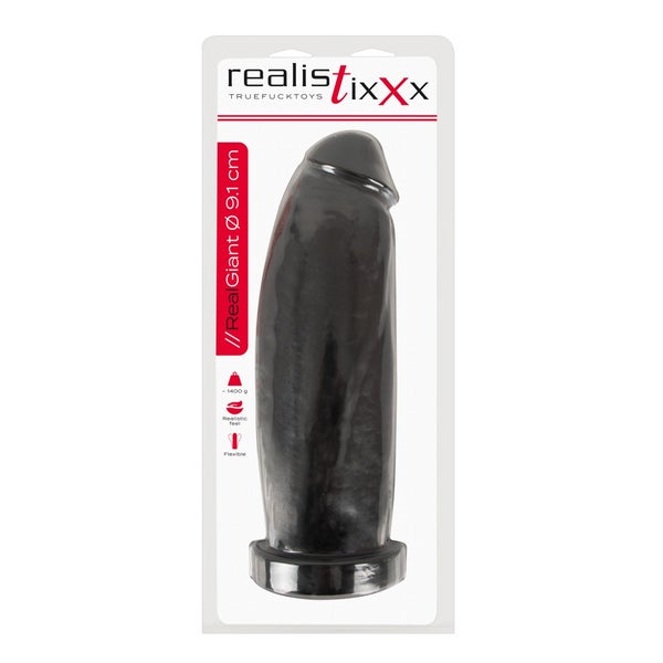 Realistixxx - Flexibler Dildo mit Standfuß "Real Giant"