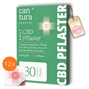 Produktabbildung: CANTURA® CBD-Pflaster AKUT Alternative zu Schmerzpflaster 12 St