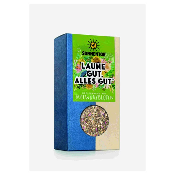 Laune gut, alles gut® Gewürz-Blüten-Zubereitung bio 25 g – Mediterrane Bio-Gewürzmischung 25 g