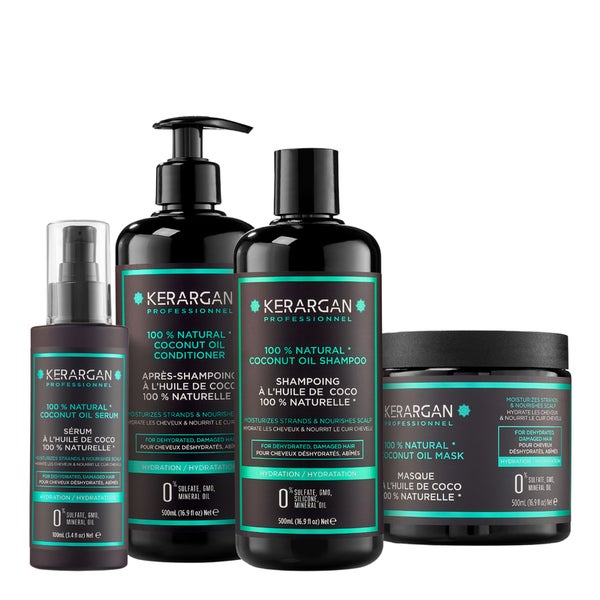 Kerargan - Feuchtigkeits-Set mit Kokosöl 1600 ml