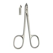 Nagelhautzange 8.5 cm, Schneide 8 mm mit Scherengriff