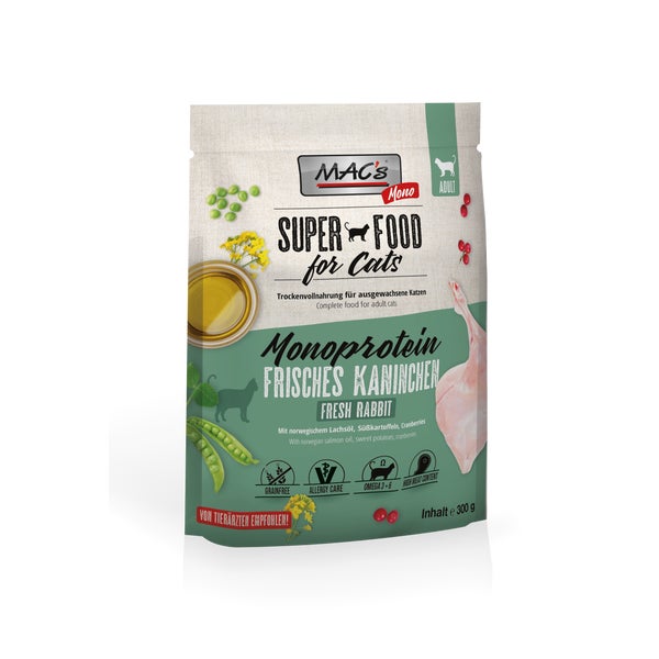 MAC's CAT - Monoprotein Kaninchen 0,3 kg