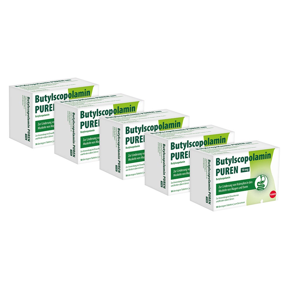 Butylscopolamin PUREN Fünferpack 5X50 St